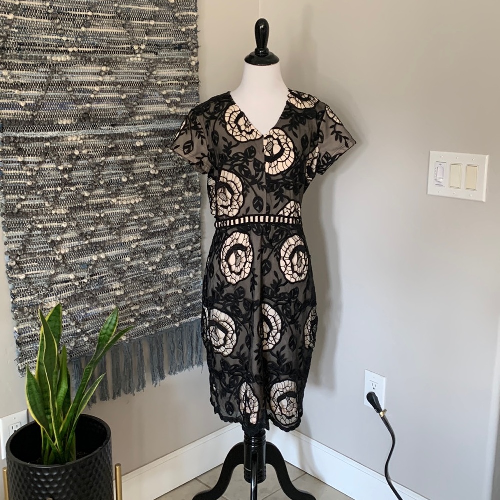 Lace/beige dress